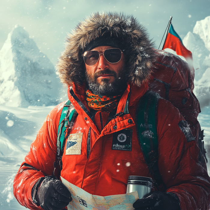 Нейросеть помогает придумать оригинальный подарок онлайн: создайте портрет покорителя Антарктиды и вдохновите мечтателей!