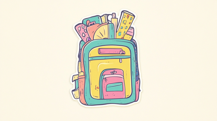 cut sticker by Marc Johns, a solid background --v 6.0