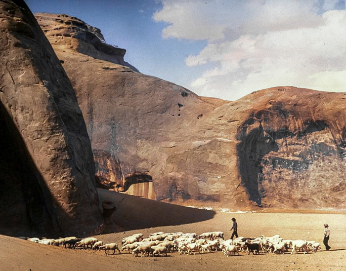 Подборка интересных и необычных фотографий из США. 20 раскрашенных фотографий ХХ века. Часть XIII Старое фото, Историческое фото, Фотография, США, 20 век, Колоризация, Длиннопост