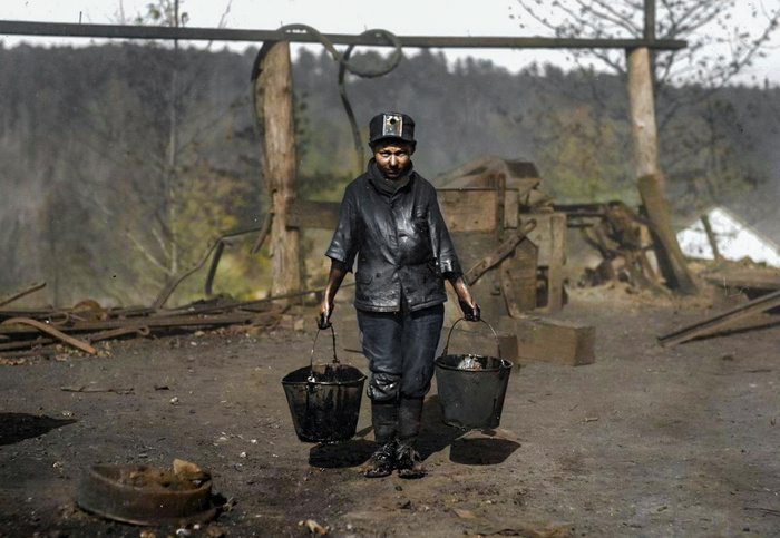 Подборка интересных и необычных фотографий из США. 20 раскрашенных фотографий ХХ века. Часть XIII Старое фото, Историческое фото, Фотография, США, 20 век, Колоризация, Длиннопост