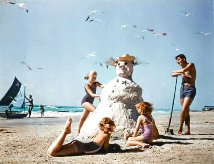 Подборка интересных и необычных фотографий из США. 20 раскрашенных фотографий ХХ века. Часть XIII Старое фото, Историческое фото, Фотография, США, 20 век, Колоризация, Длиннопост