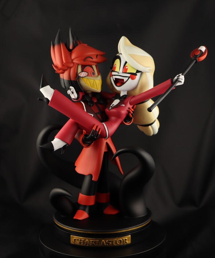     " " 3D , 3D , ,  , , ,  , , Alastor, Hazbin Hotel, , Charlie (Hazbin Hotel), , 