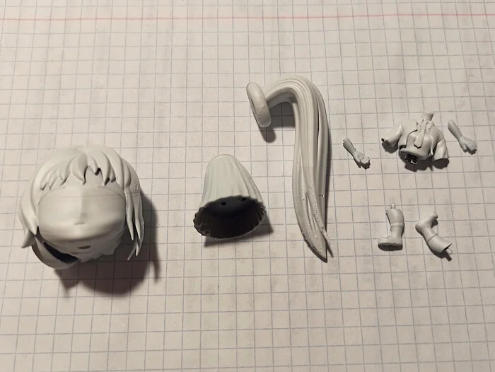 Sonozaki Mion (3d print model) - Моё, Аниме, Anime Art, Higurashi no naku koro ni, Sonozaki Mion, 3D печать
