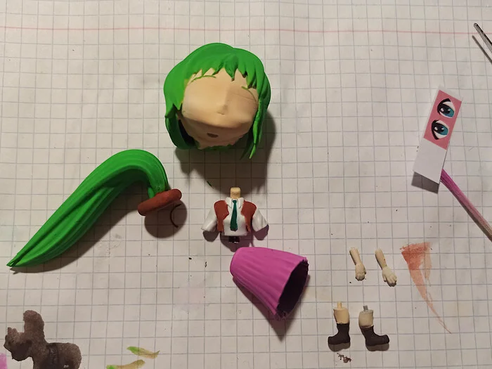 Sonozaki Mion (3d print model) - Моё, Аниме, Anime Art, Higurashi no naku koro ni, Sonozaki Mion, 3D печать