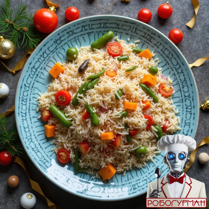 Vegetable Palau - Rice with Vegetables and Spices (Traditional Indian New Year Dish) - My, Cooking, Nutrition, Products, Recipe, Food, New Year, Longpost