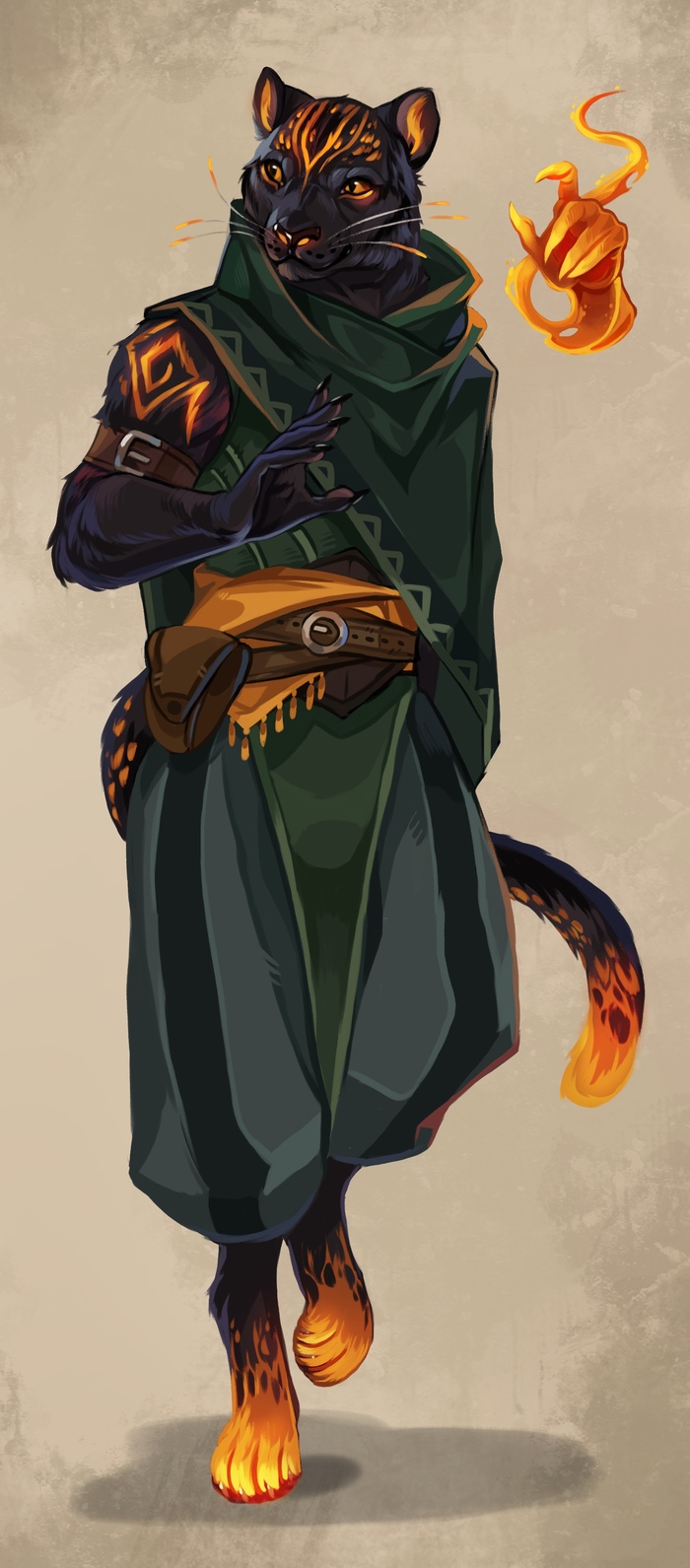 Catfolk , Furry Feline, , Furry Art, , 