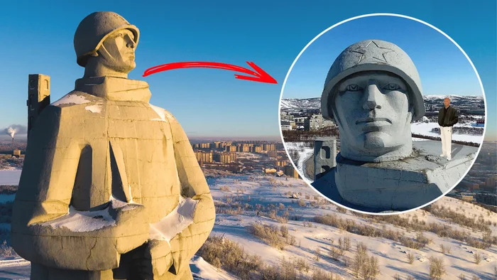 Murmansk Alyosha. What is inside the huge sculpture? - My, Monument to Alyosha, Murmansk, Monument, sights, Informative, Virtual tours, Longpost