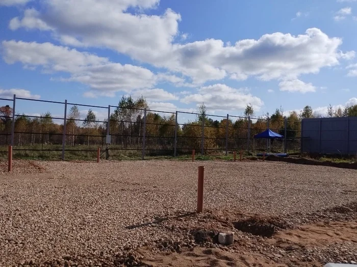 Construction of a car service garage 12x60x4.5m (from design to construction, sequence of works..) - My, Building, Home construction, Garage, Metal structures, Longpost, Builders, Heating, Installation of heating systems, Video, Vertical video
