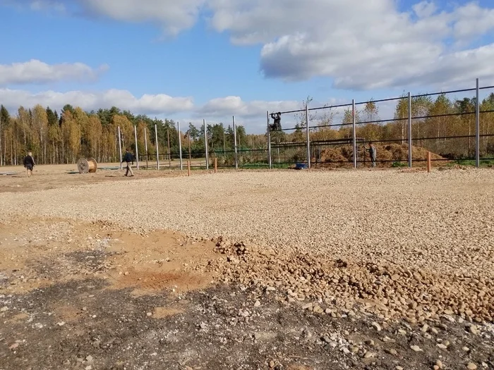 Construction of a car service garage 12x60x4.5m (from design to construction, sequence of works..) - My, Building, Home construction, Garage, Metal structures, Longpost, Builders, Heating, Installation of heating systems, Video, Vertical video