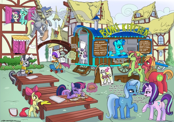    My Little Pony, Original Character, Sweetie Belle, Applebloom, Scootaloo, Derpy Hooves, Bon Bon, Lyra Heartstrings, Zecora, Twilight Sparkle, Tree Hugger, Big Macintosh, Trixie, Starlight Glimmer