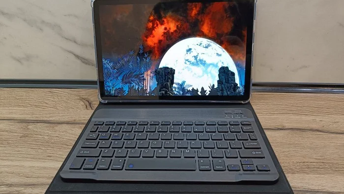 Hotwav Pad 11 tablet with wireless keyboard and convenient case. Mini computer always at hand - My, Products, AliExpress, Распродажа, Discounts, Tablet, Computer, Video, Youtube, Longpost
