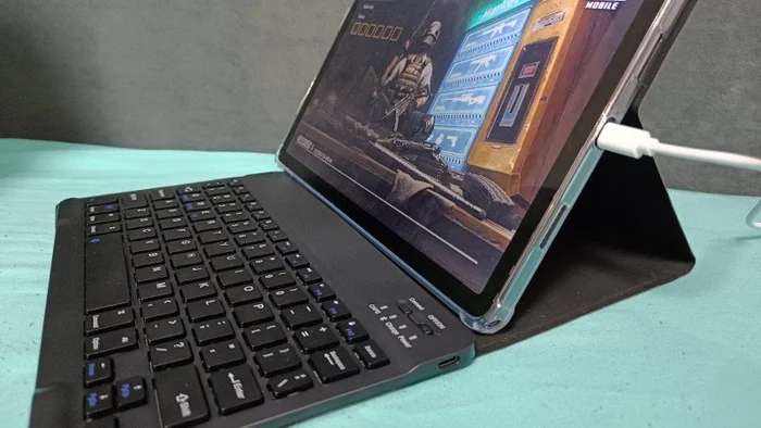 Hotwav Pad 11 tablet with wireless keyboard and convenient case. Mini computer always at hand - My, Products, AliExpress, Распродажа, Discounts, Tablet, Computer, Video, Youtube, Longpost