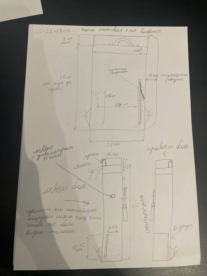 эскизы заказчика