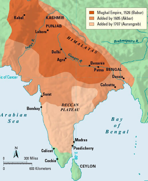 Аналогично те же иранцы станут большей частью войск среднеазиатских правителей, которые вновь покорят Индию в XVI столетии, создав Империю Великих Моголов