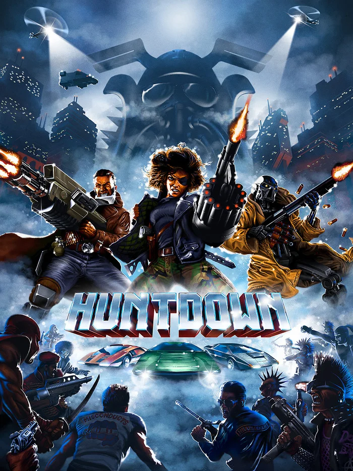 Huntdown - Моё, Компьютерные игры, Платформер