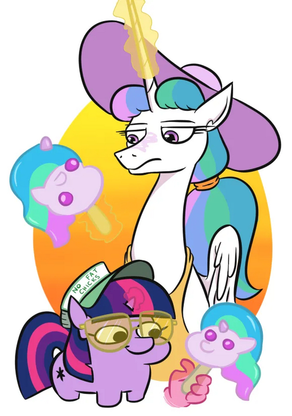        My Little Pony, Twilight Sparkle, Princess Celestia, Jargon Scott, Squatpony