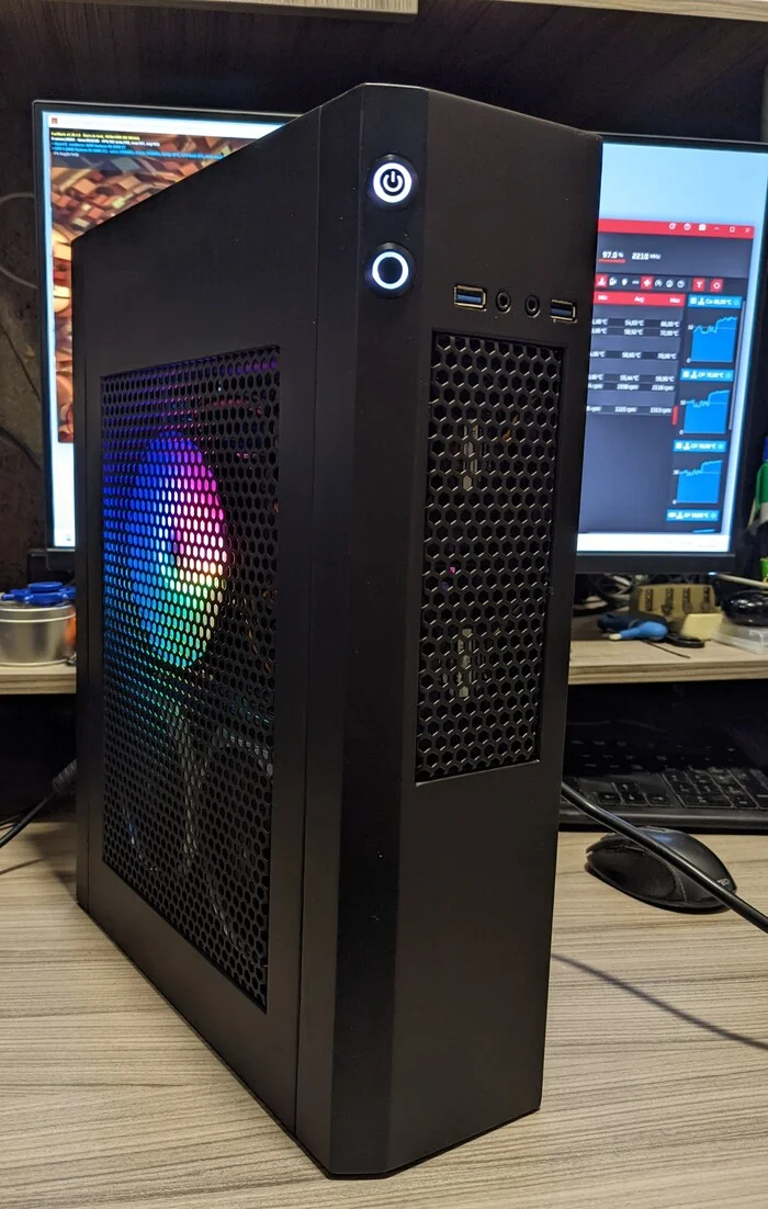 Slim ATX PC case - My, PC case, Modding, Longpost