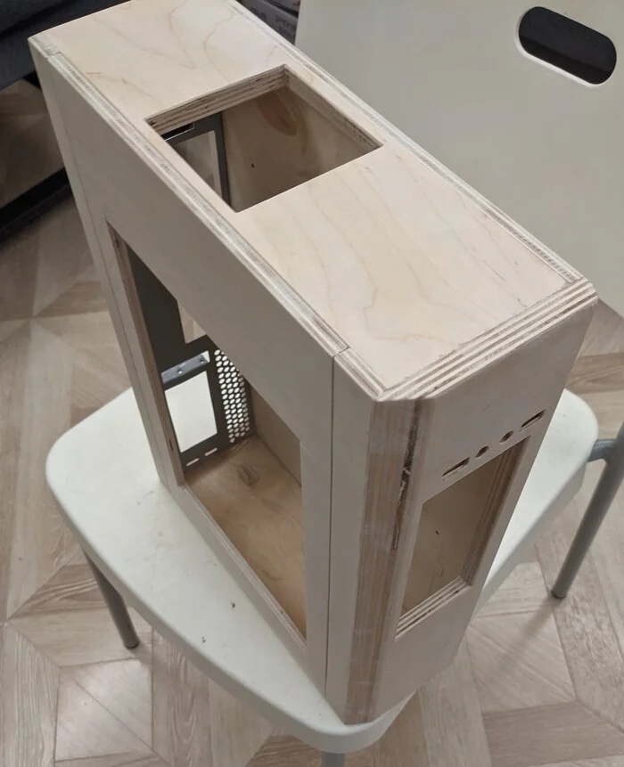 Slim ATX PC case - My, PC case, Modding, Longpost