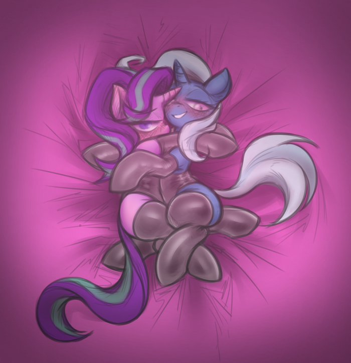     My Little Pony, Ponyart, Starlight Glimmer, Trixie, MLP 