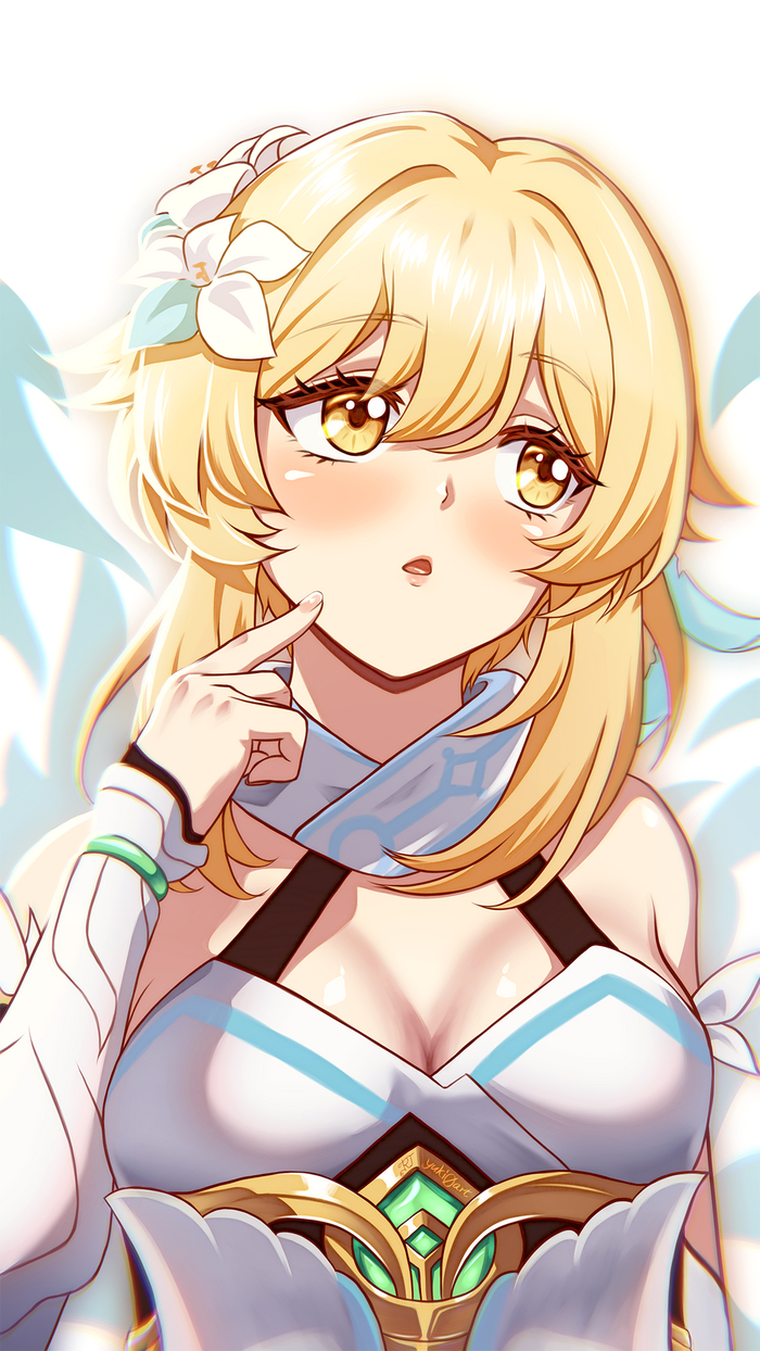,   Genshin Impact, Lumine (Genshin Impact), , , Game Art, 