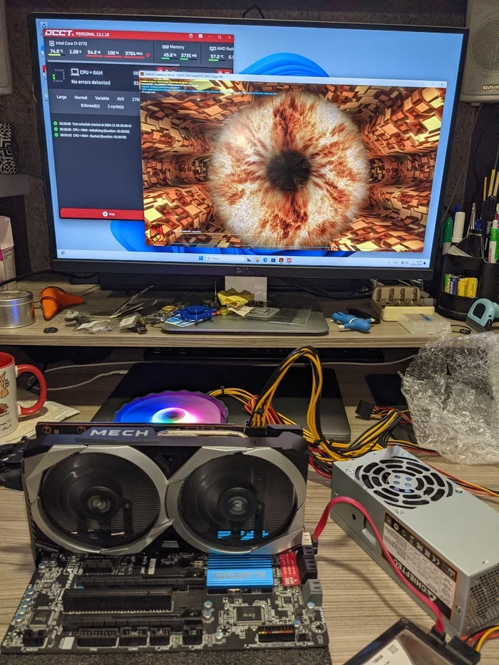 Slim ATX PC case - My, PC case, Modding, Longpost