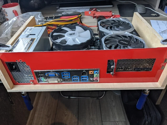 Slim ATX PC case - My, PC case, Modding, Longpost