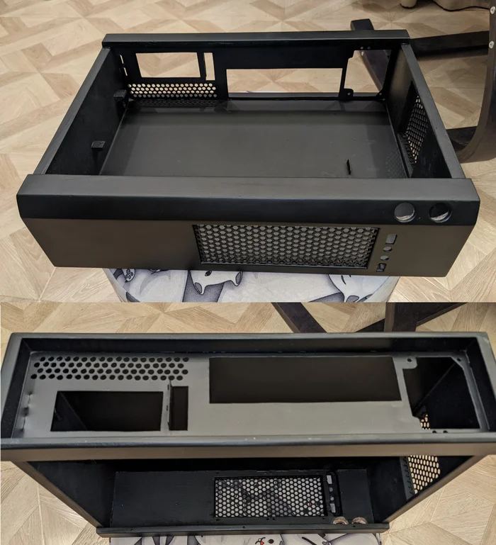 Slim ATX PC case - My, PC case, Modding, Longpost