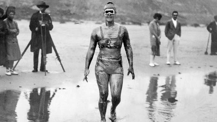 Реальное фото Гертруды Эдерле