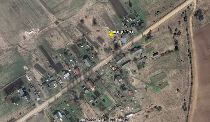 Деревни Кощеево вероятно были отданы новым поселенцам в чёрных одеждах.