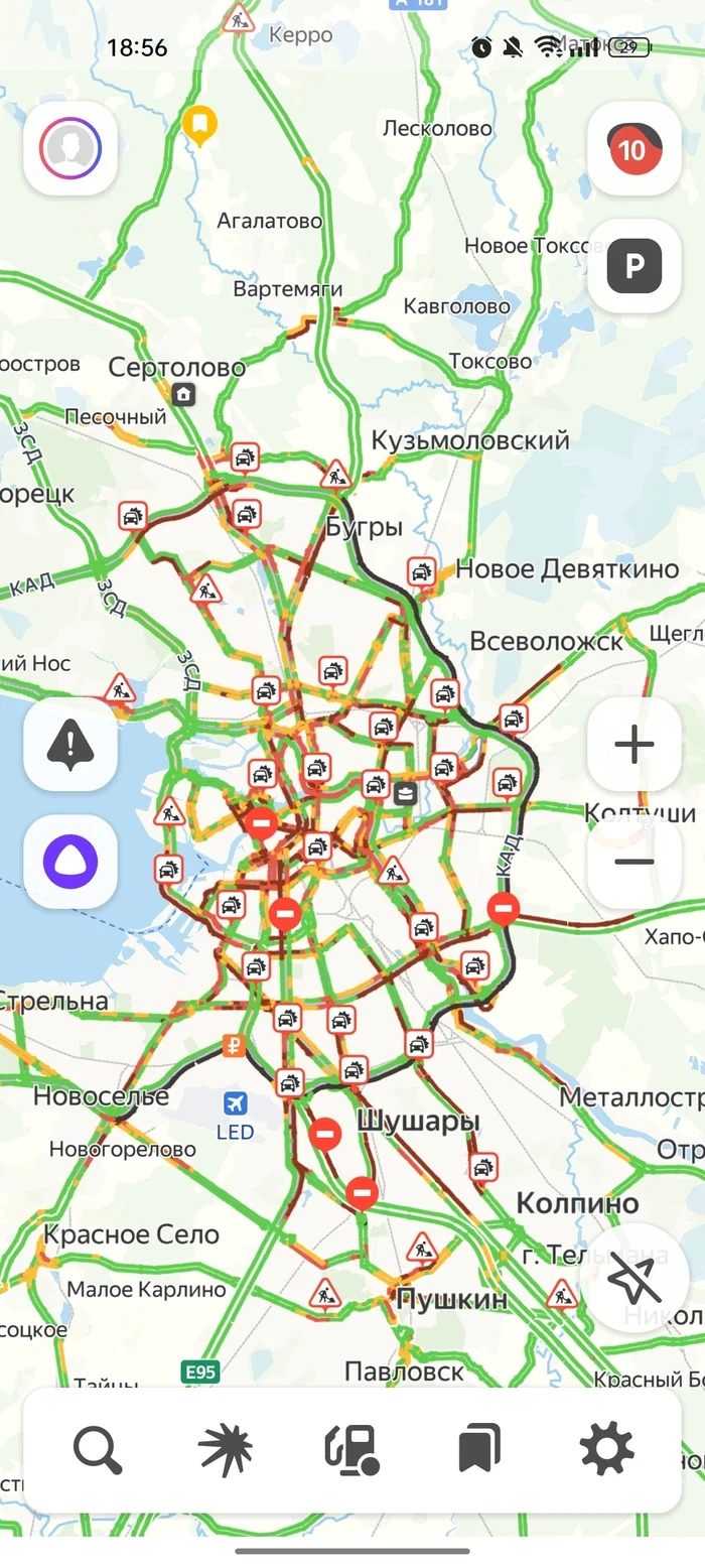 We don't need your summit at all. - Summit, Saint Petersburg, Traffic jams, Longpost