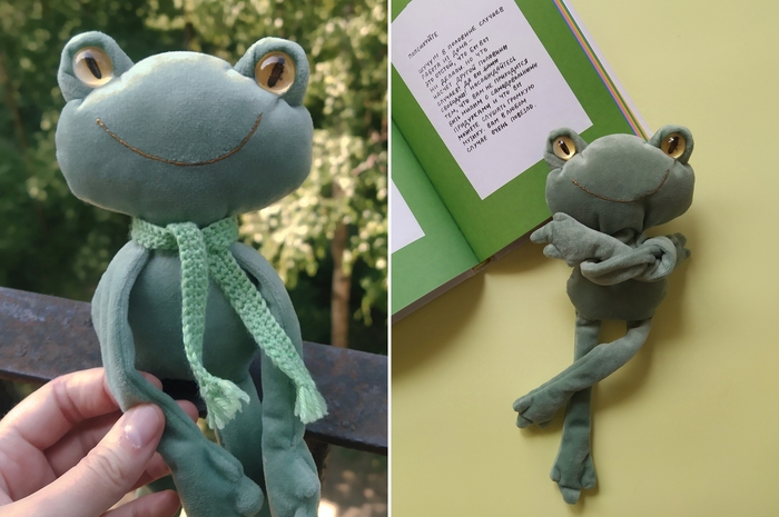 Впервые связала шарфик для Оливера, 17.08.22