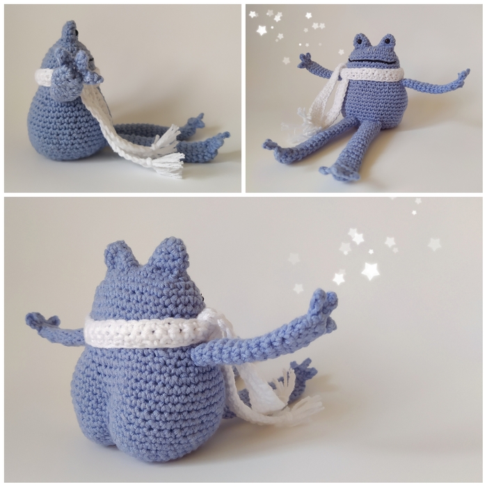 Мистер Жабс - единственная вязаная игрушка, 19.04.23