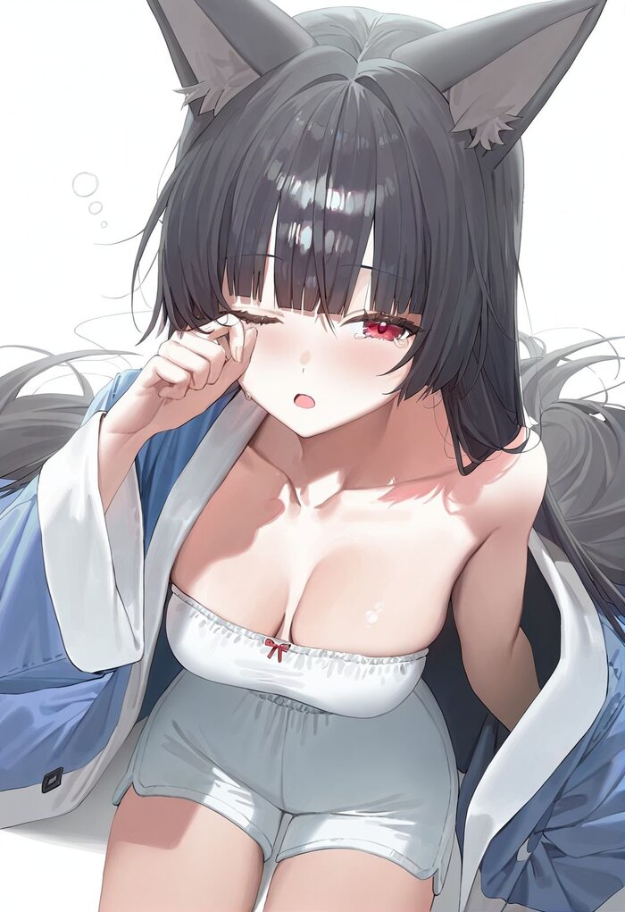  Anime Art, , Hoshimi Miyabi (zzz), Zenless Zone Zero, Animal Ears, 