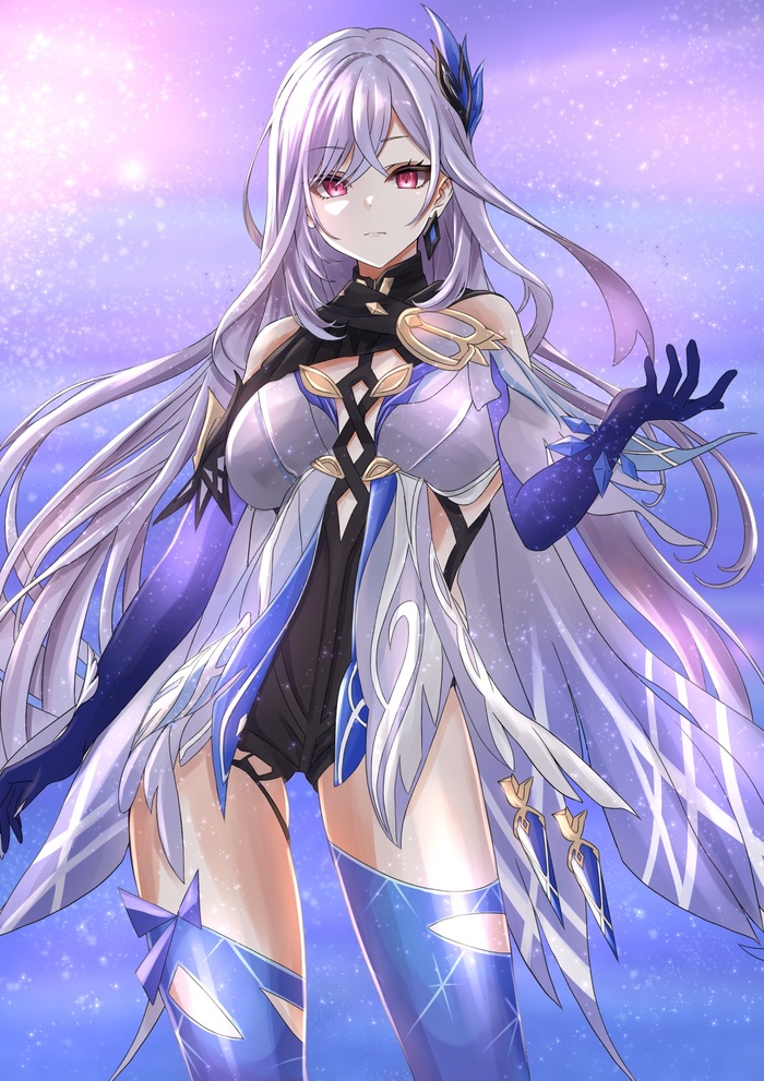  Pixiv, , Anime Art, Genshin Impact, Skirk (Genshin Impact)