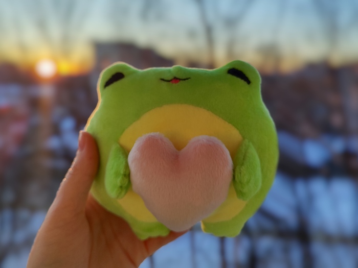 Жабка, сделанная по стикеру из тг (17.01.24)