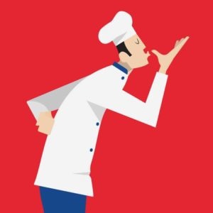 В оригинале она говорит "Chef's kiss" - как на картинке, а я не знаю, как перевести. Белиссимо?