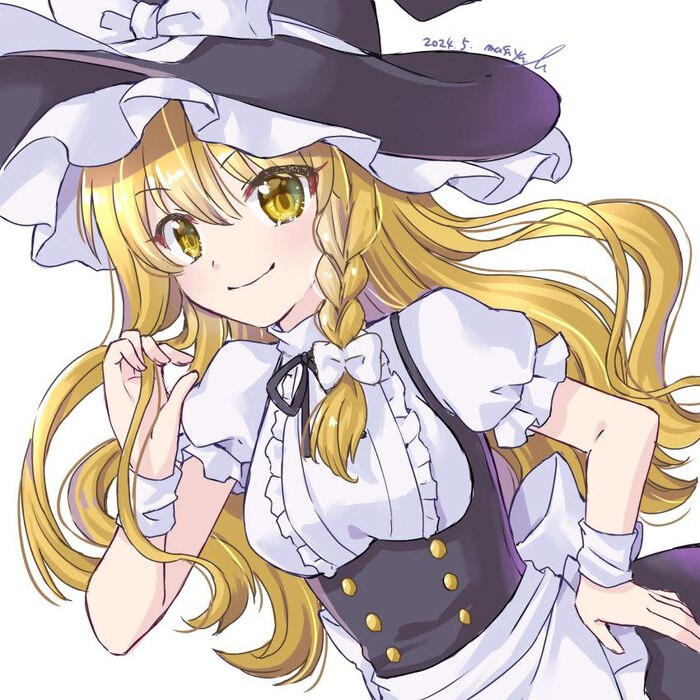  , Anime Art, Touhou, Kirisame Marisa