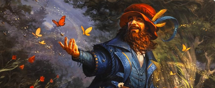 Раз уж мы про магию, вот вам легендарный Том Бомбадил из игры Magic The Cathering.