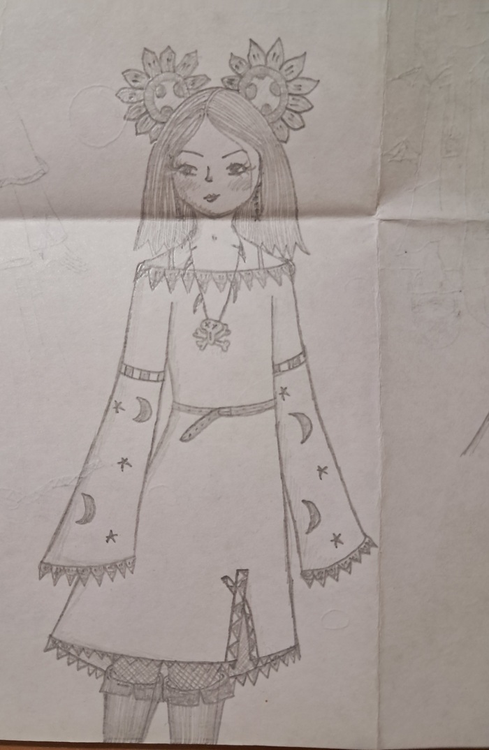 Рисунки Рисунок, Рисунок карандашом, Линер, Платье, Скетч, Скетчбук, Цветные карандаши, Набросок, Длиннопост