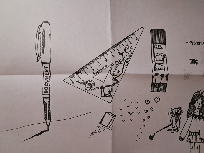 Рисунки Рисунок, Рисунок карандашом, Линер, Платье, Скетч, Скетчбук, Цветные карандаши, Набросок, Длиннопост