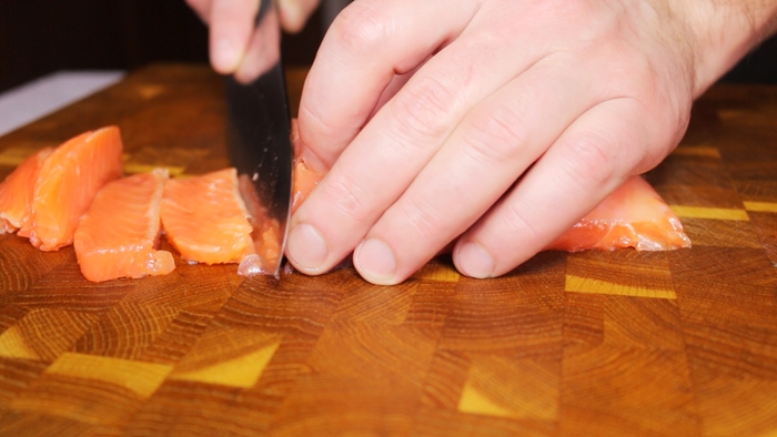 Простые тарталетки с лососем, огурцом и сливочным сыром Рецепт, Видео рецепт, YouTube, Закуска, Видео, Длиннопост