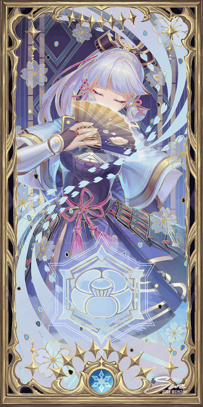 Ayaya Anime Art, Pixiv, , Kamisato Ayaka (Genshin Impact), Genshin Impact