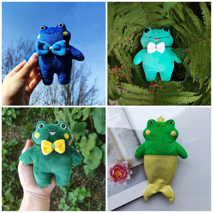 Синий (13.03.24), бирюзовая квакша (29.05.24), Джо (22.05.24), русалка (1.05.24)