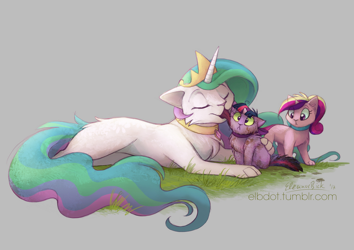    My Little Pony, Princess Celestia, Princess Cadance, Twilight Sparkle