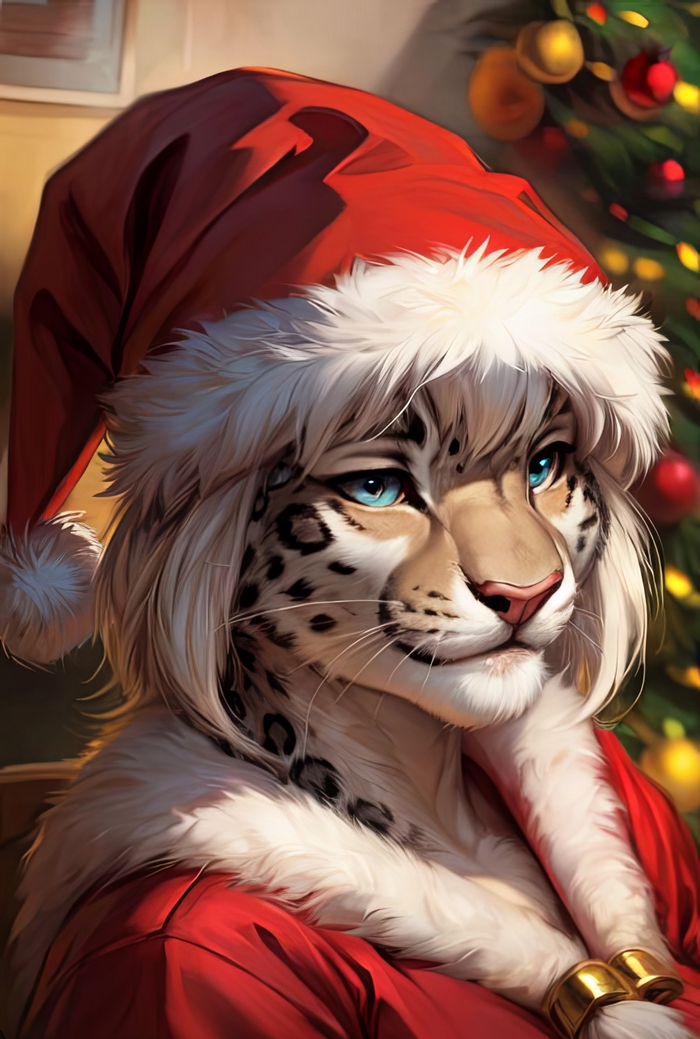    Wolfmks #441  , , Furry Art, Furry snow leopard, 