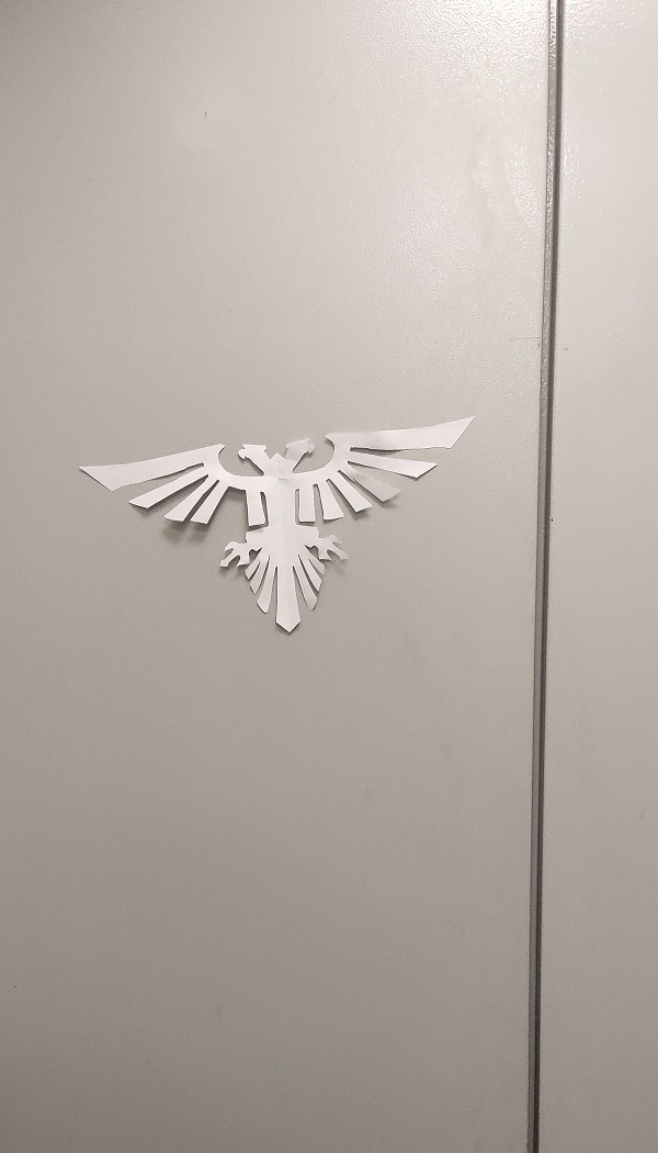 In my elevator - My, Warhammer 40k, Snowflake, Humor, Wh humor