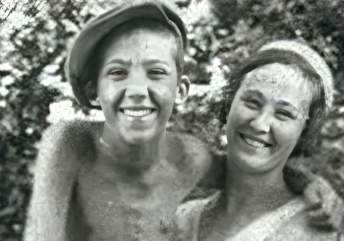 Юрий Никулин с мамой