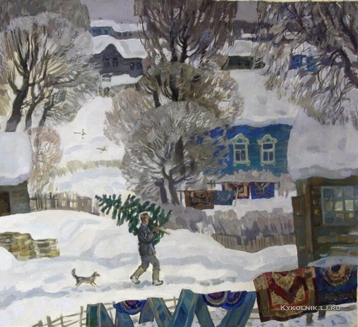 Никитин Сергей. Под Новый год. 1979