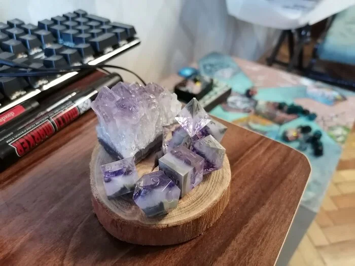 Cubes my cubes - Dungeons & dragons, Creation, Dice, Dnd 5, Epoxy resin, Longpost