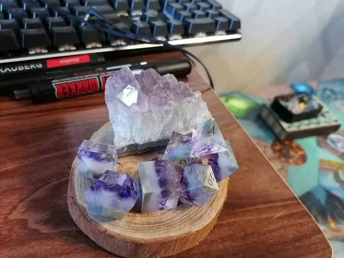 Cubes my cubes - Dungeons & dragons, Creation, Dice, Dnd 5, Epoxy resin, Longpost